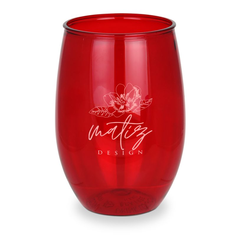 PT-29 Chalice -16oz Stemless Wine Cup RED