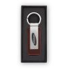 GT-11T BRWON Leatherette & Metal Keychain in Giftbox