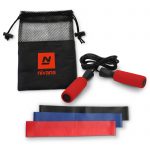 HR-92 Jump Rope & Resistance Band Exercise Kit RED