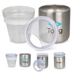 KG-03 Glassgow 10OZ Double-Walled Stainless Tumbler with Glass Insert STAINLESS